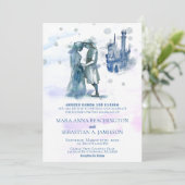 *~* 中世の恋人たちの愛の城でのウェディング 招待状 (スタンド正面)