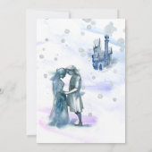 *~* 中世の恋人たちの愛の城でのウェディング 招待状 (裏面)