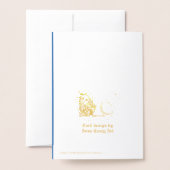 中世の恋人騎士とレディーカード 箔カード (裏面封筒付き)