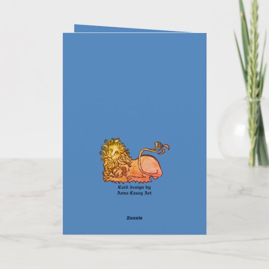 中世の恋人騎士と女性 カード (裏面)