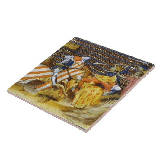 中世の戦い、騎士騎士騎士 タイル (側面)