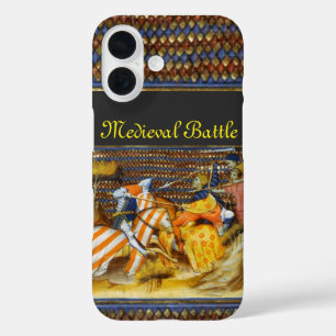 中世の戦い、騎士騎士騎士 iPhone 16ケース