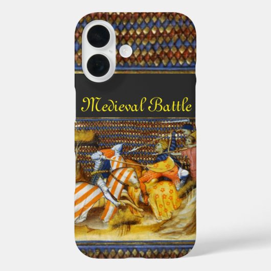 中世の戦い、騎士騎士騎士 Case-Mate iPhoneケース (裏面)