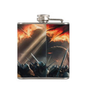 中世の戦場でのドラゴンブレス#1 フラスク (裏面)