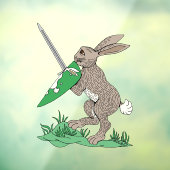 中世の戦士ウサギ ウィンドウサイン (シート3)