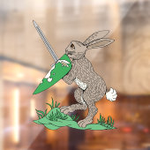 中世の戦士ウサギ ウィンドウサイン (シート2)