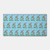 中世の戦士ウサギ デスクマット (正面)