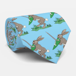 中世の戦士ウサギ ネクタイ