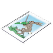 中世の戦士ウサギ ノートブック (左側)