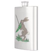 中世の戦士ウサギ フラスク (左)