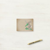 中世の戦士ウサギ ポストイット (デスク上)