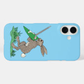 中世の戦士ウサギ Case-Mate iPhoneケース (裏面 (横))