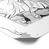 中世の戦闘 ポスター (角)