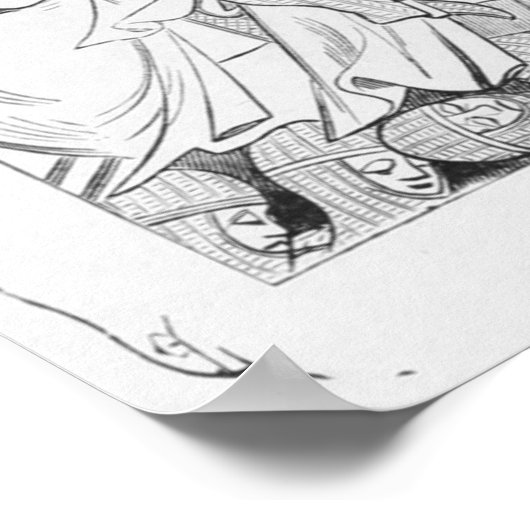 中世の戦闘 ポスター (角)