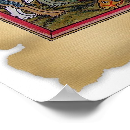 中世の戦闘 ポスター (角)