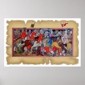 中世の戦闘 ポスター