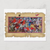 中世の戦闘 ポストカード (正面)