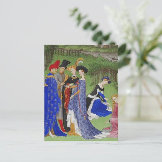 中世の挨拶 ポストカード (スタンド正面)