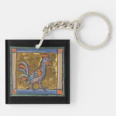 中世の推定のルースターc. 1270 キーホルダー (裏面)