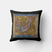 中世の推定のルースターc. 1270 クッション (裏面)