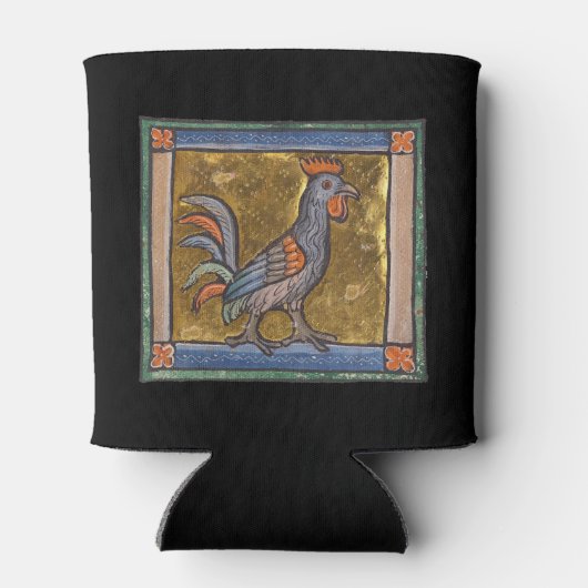 中世の推定のルースターc. 1270 缶クーラー (裏面)