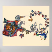 中世の推定の戦争カタツムリ,キラーウサギ,ライオン ポスター (正面)