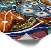 中世の推定の戦争、騎士、巨大なカタツムリのクリーム ポスター (角)