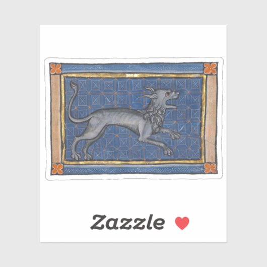 中世の推定ハイエナc. 1270 シール (シート)