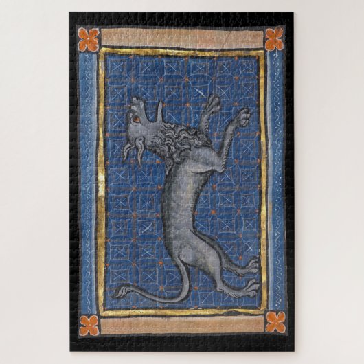 中世の推定ハイエナc. 1270 ジグソーパズル (縦)