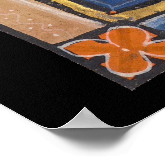 中世の推定ハイエナc. 1270 ポスター (角)