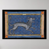 中世の推定ハイエナc. 1270 ポスター (正面)