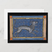 中世の推定ハイエナc. 1270 ポストカード (正面/裏面)