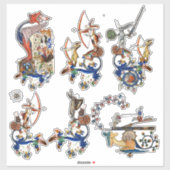 中世の推定、キラーウサギ射手、ドラゴンS シール (シート)