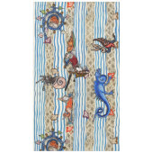 中世の推定、海の怪物のファンタジー動物 テーブルクロス (正面)