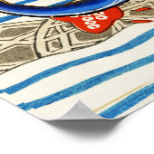 中世の推定、海の怪物のファンタジー動物 ポスター (角)