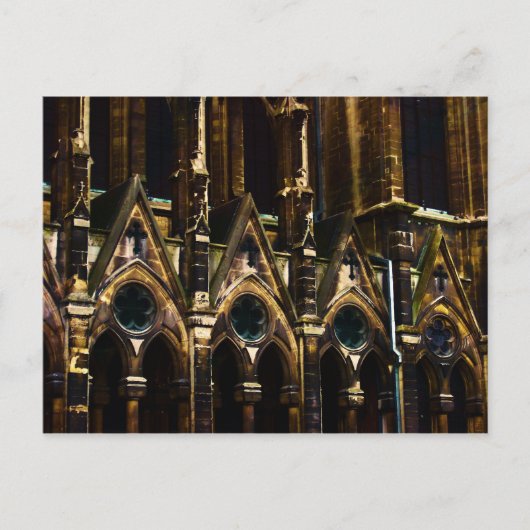 中世の教会～はがき ポストカード (正面)