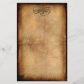 中世の旧世界ドラゴンの羊飼い効果 便箋 (正面)