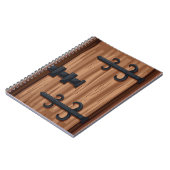 中世の木製ドア ノートブック (左側)