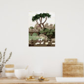 中世の村 ポスター (キッチン)