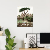 中世の村 ポスター (ホームオフィス)