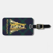 中世の植物装飾首都A ラゲッジタグ (正面横)