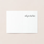 中世の植物装飾首都A 箔カード (内部)