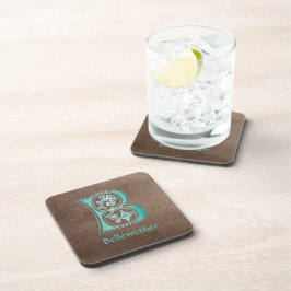 中世の植物装飾首都B コースター