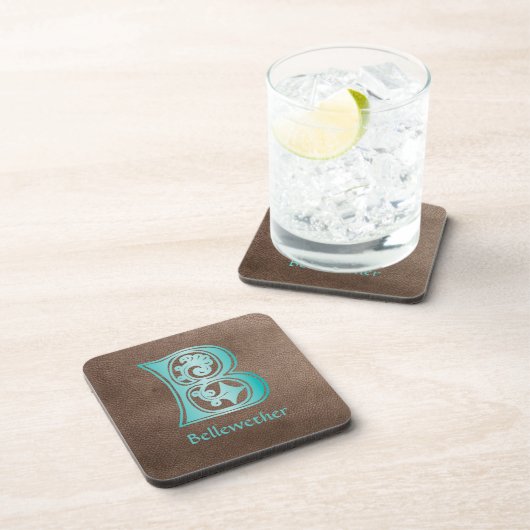 中世の植物装飾首都B コースター (右側)