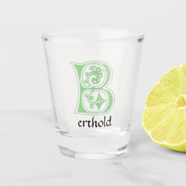 中世の植物装飾首都B ショットグラス