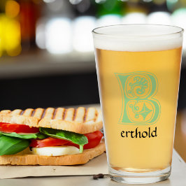 中世の植物装飾首都B タンブラーグラス