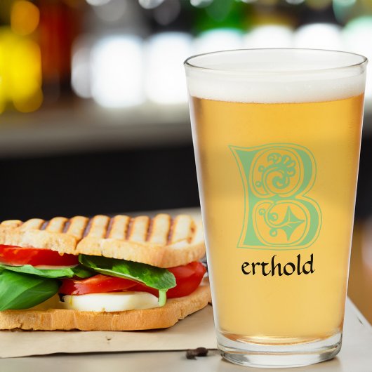 中世の植物装飾首都B タンブラーグラス