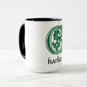 中世の植物装飾首都C マグカップ (正面左)