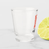 中世の植物装飾首都D ショットグラス (左)