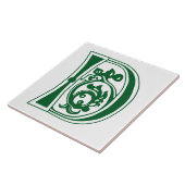 中世の植物装飾首都D タイル (側面)